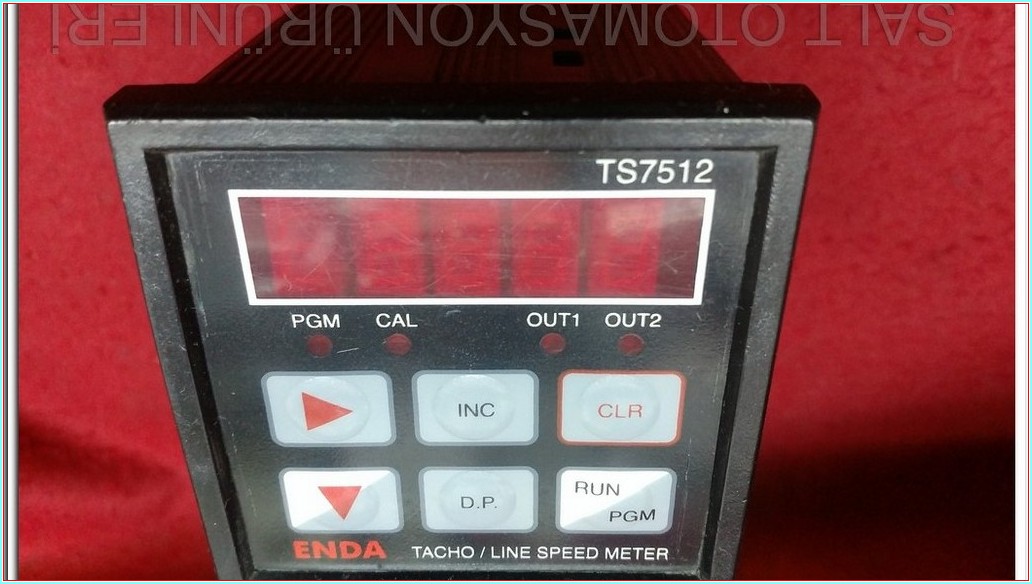 ENDA TS7512 TACHO LINE SPEED METER 5 HANELİ HIZ VE DEVİR SAYICI